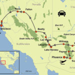Mietwagenrundreise Usa Westküste | Fairflight | Map Of Nevada And Arizona Usa