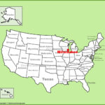 Milwaukee Location On The U.s. Map   Ontheworldmap | Milwaukee On Map Of Usa