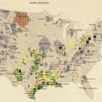 Mineralische Ressourcen Der Vereinigten Staaten (Karte Aus Den | Natural Resources Of Usa Map