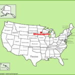 Minneapolis Location On The U.s. Map   Ontheworldmap | Minneapolis On Map Of Usa