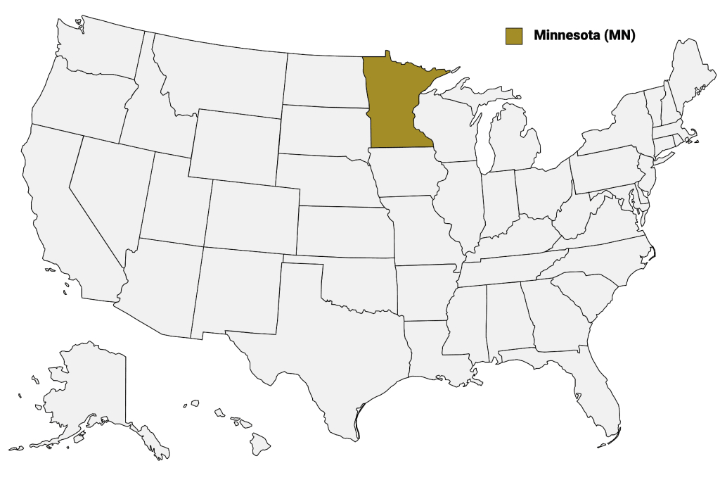 Minnesota Counties Map | Mappr | Minnesota On Map Of Usa