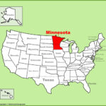 Minnesota Location On The U.s. Map   Ontheworldmap | Minnesota On Map Of Usa