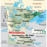 Minnesota Maps & Facts   World Atlas | Minneapolis On Map Of USA