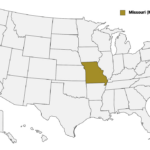 Missouri Counties Map | Mappr | Missouri On The Map Of Usa