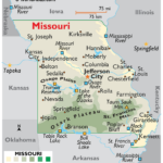 Missouri Maps & Facts   World Atlas | Missouri On A Map Of USA
