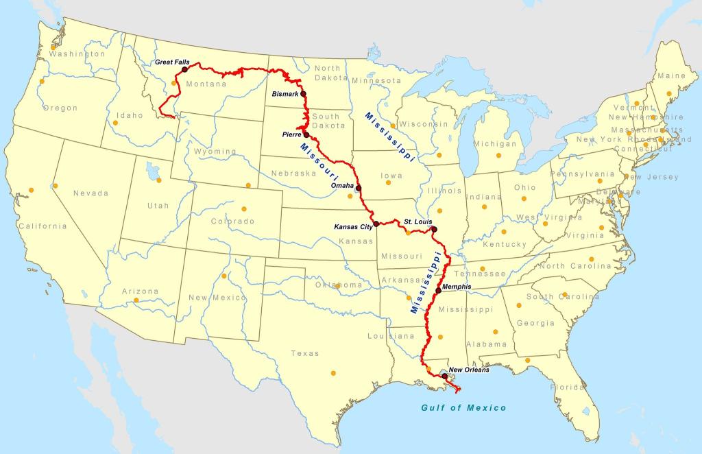 Missouri River | Loveyourbigmuddy Expeditions | Missouri River on Map of USA