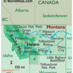 Montana Maps & Facts   World Atlas | Montana On Map Of Usa