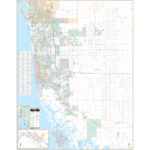 Naples & Collier County, Fl Wall Mapkappa   The Map Shop | Map Of Naples Florida USA