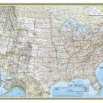 National Geographic United States Wall Map   Classic   Laminated | National Geographic Map Of USA