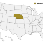 Nebraska Counties Map | Mappr | Nebraska On The Map Of The USA