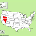 Nevada Location On The U.s. Map   Ontheworldmap | Nevada On The Map Of The USA