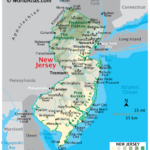 New Jersey Maps & Facts   World Atlas | New Jersey On The Map Of The Usa