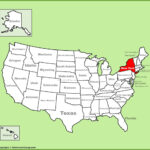 New York State Location On The U.s. Map   Ontheworldmap | New York On The Map Of Usa