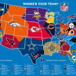 Nfl Uk & Ireland On X: "Which Team Covers Where? How All @Nfl | Map Of Usa Football Teams