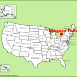 Niagara Falls Location On The U.s. Map   Ontheworldmap | Map Of Niagara Falls Usa