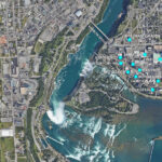 Niagara Falls New York Hotel Map | Map Of Niagara Falls New York Usa
