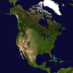 North America Map And Satellite Image | Live Satellite Map Of Usa