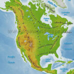 North America Physical Map – Freeworldmaps | Map Of Physical Features Of USA