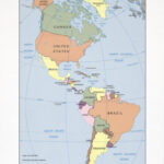 North And South America. | Library Of Congress | Map Of Usa And South America