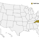 North Carolina Counties Map | Mappr | North Carolina On The Map Of USA