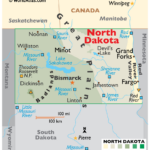 North Dakota Maps & Facts   World Atlas | Map Of North Dakota Usa