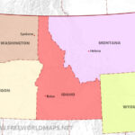 Northwestern Us Political Map  Freeworldmaps | Map Of Usa Northwest
