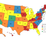 Oc] Origins Of U.s. State Postal Abbreviations : R/Mapporn | Map Of The Usa With Abbreviated State Names