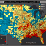 Oc] The Geography Of (Mostly) Natural Disasters In The U.s. : R | Natural Disaster Map Of Usa