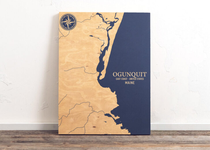 Map of Ogunquit Maine USA Map of Ogunquit Maine USA