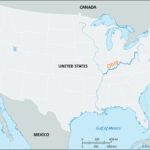 Ohio River | Geography, History & Importance | Britannica | Map Of Usa Ohio River
