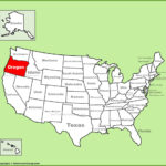 Oregon Location On The U.s. Map   Ontheworldmap | Oregon On Map Of Usa