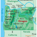 Oregon Maps & Facts   World Atlas | Portland Oregon On Map Of USA