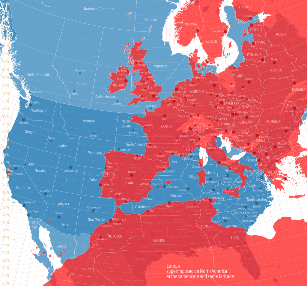 Overlay Maps - Ecpm Langues | Map Of Europe And Usa