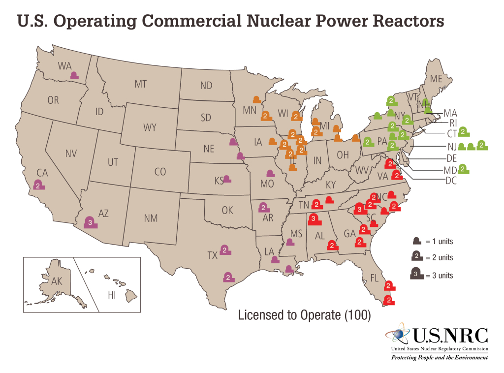 Owoe - Nuclear Power - How Many Nuclear Power Plants Are There In | Map Of Nuclear Reactors In Usa
