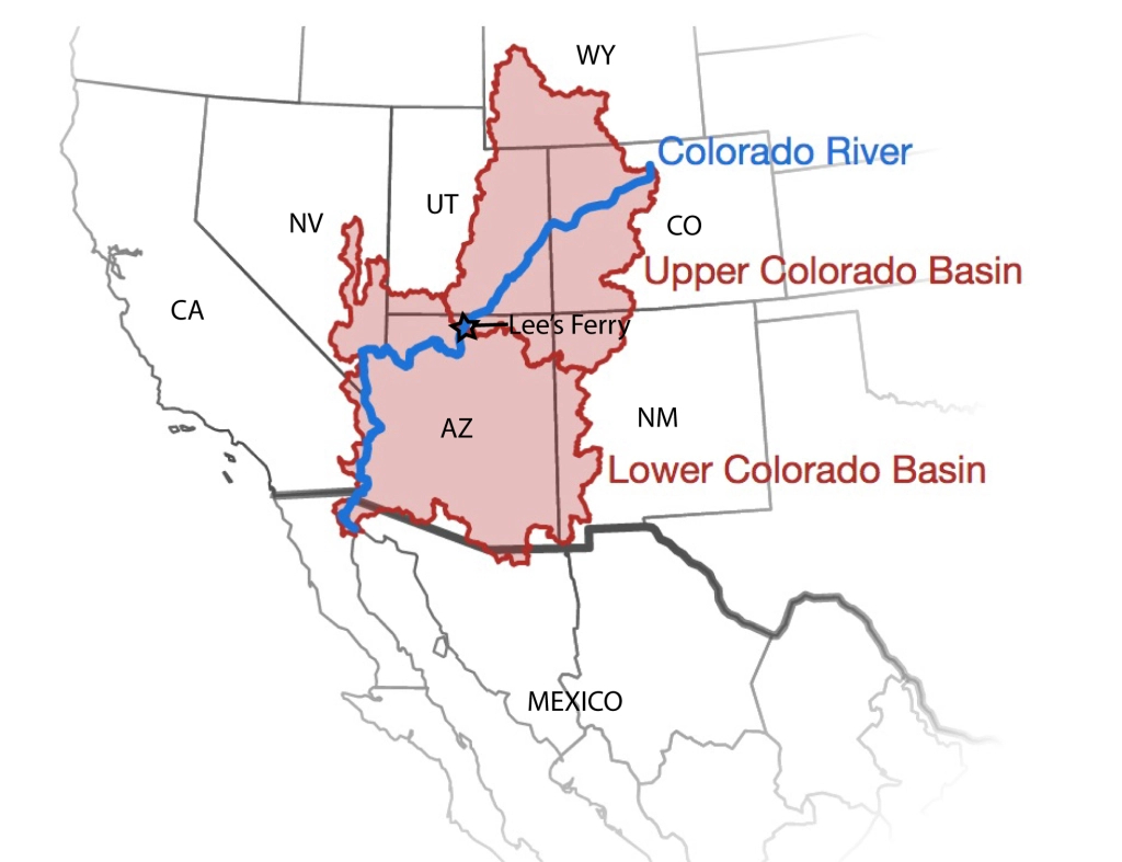 Part 2: Explore The Colorado River Basin | Map Of Usa Colorado River