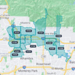 Pasadena Zip Code Map | Kevin Kwan   Your Local Realtor | Map Of Pasadena California Usa