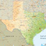 Physical Map Of Texas State Usa   Ezilon Maps | The Map Of Texas Usa