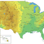 Physical Map Of The United States   Gis Geography | Labeled Geographical Map Of Usa