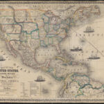 Princeton & Slavery | Map Of The United States, Canada, Mexico And | Map Of Usa And Central America