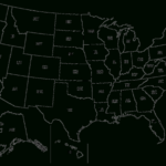 Printable Line Maps | Pvmaps | Labeled Map Of USA With Abbreviations