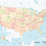 Printable Vector Map Of The United States Of America With States | Map Of Eastern Usa And Washington Dc Free Printable