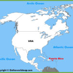 Puerto Rico Location On The North America Map   Ontheworldmap | Map Of Puerto Rico And USA
