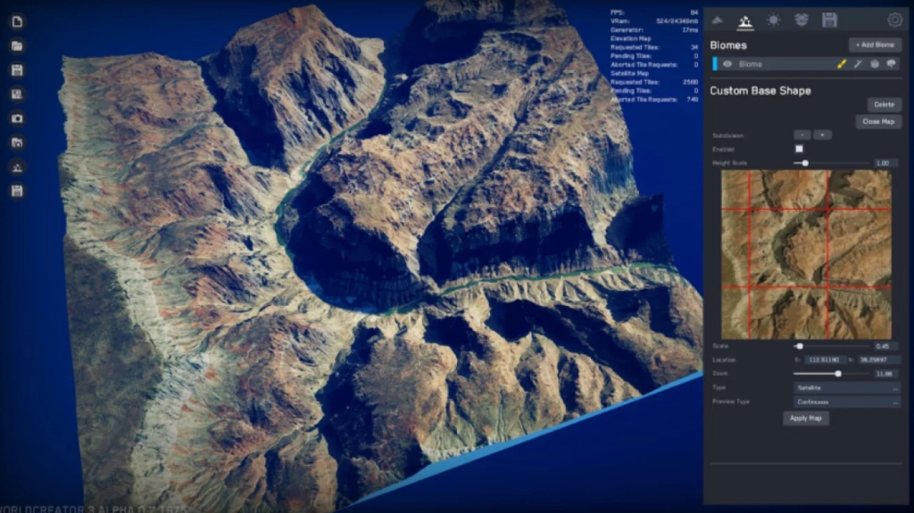 Real-World Maps For World Creator | Maptiler | Create 3D Lanscape Map Of Usa