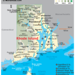 Rhode Island Maps & Facts   World Atlas | Rhode Island On A Map Of Usa