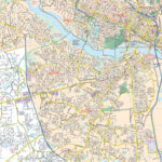 Richmond, Va Wall Mapkappa   The Map Shop | Map Of Richmond Virginia USA