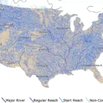 Rivers Of The Conterminous United States Mapped | Map Of Rivers Of USA