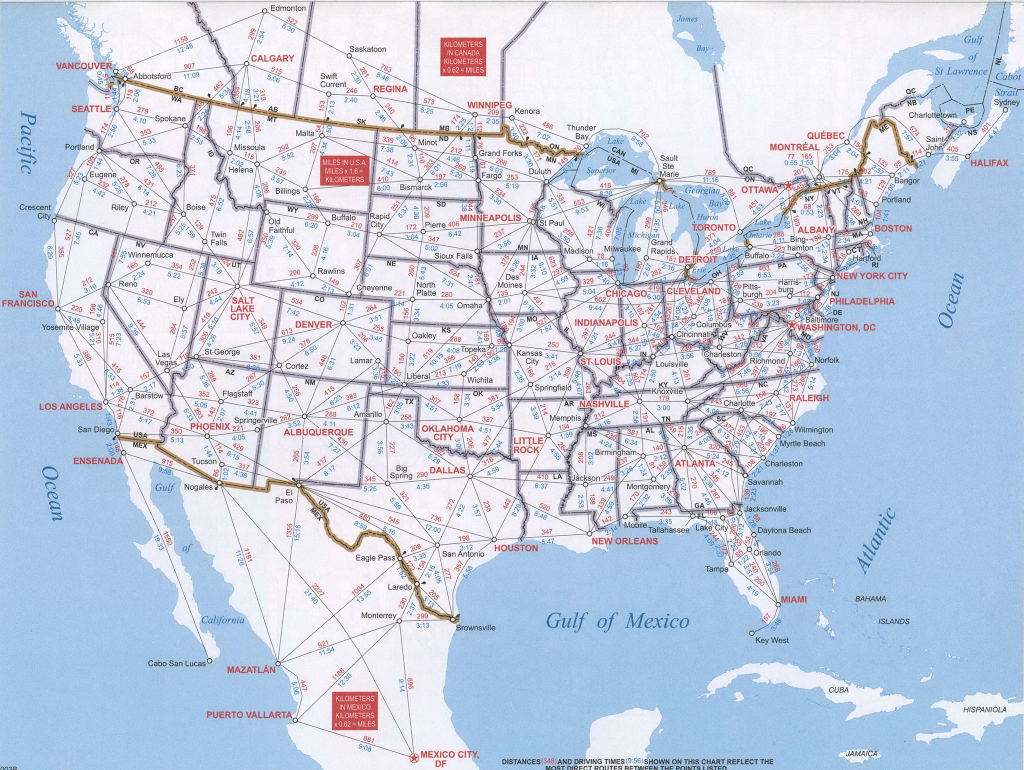 Road Atlas Us Detailed Map Highway State Province Cities Towns | Road Map of USA and Canada