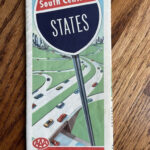 Road Map Of South Central States Usaaaa Travel 1958 Transportation | Road Map Of South Central Usa