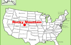 Rocky Mountain National Park Location On The U.s. Map | Map of Rocky Mountains USA