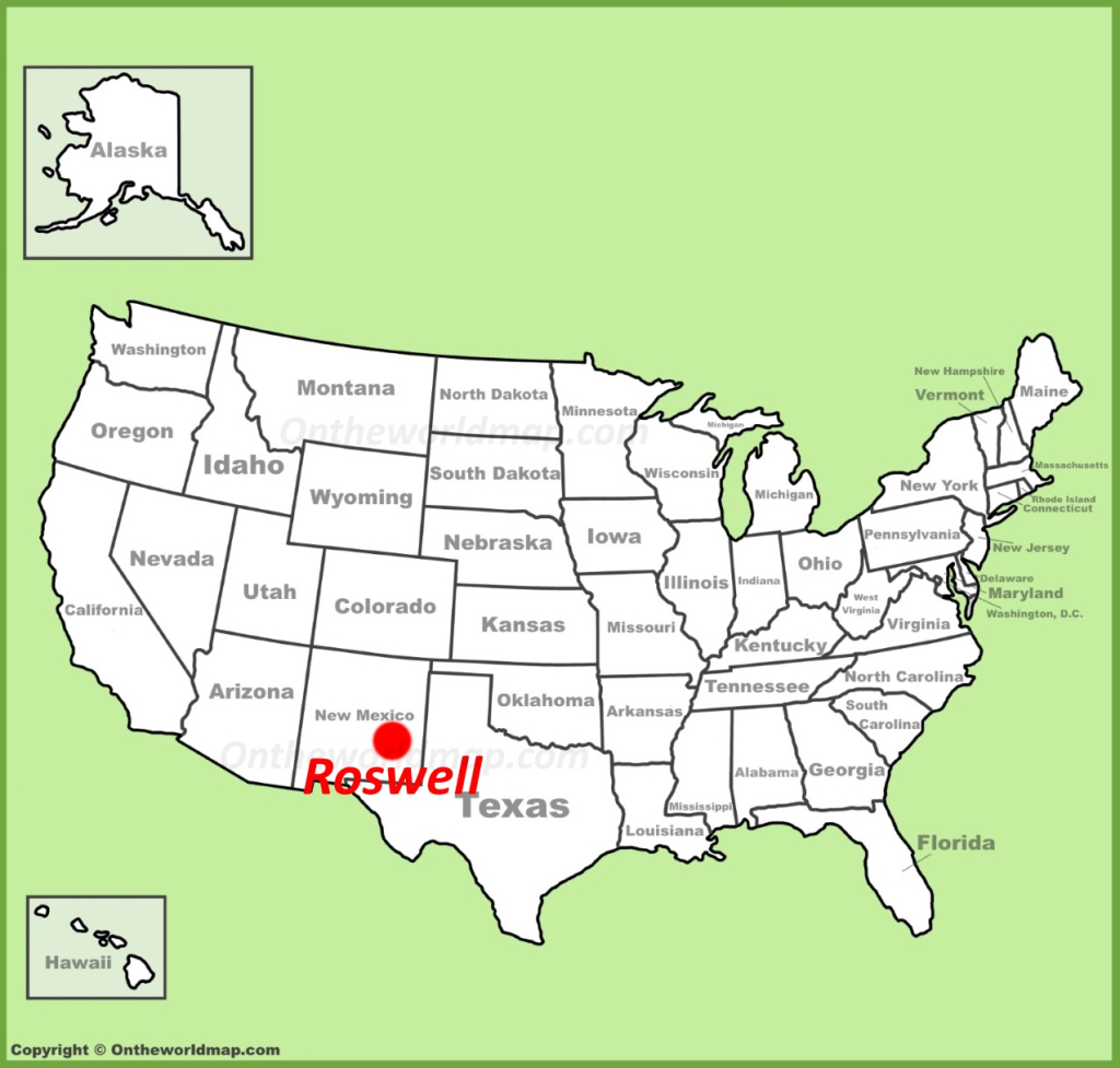 Roswell Map | New Mexico, U.s. | Discover Roswell With Detailed Maps | Map of Roswell New Mexico USA